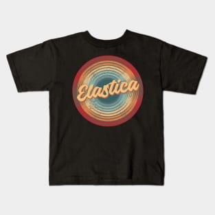 elastica vintage circle Kids T-Shirt